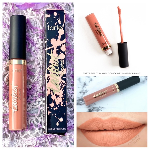 🎉HP NIB “Tarteist Lip Paint” In Shade “Get It” Warm Nude Peach 🍑 - Picture 7 of 15